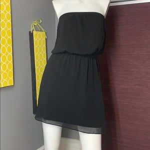 EXPRESS-  Black strapless dress. Size XS. 💕